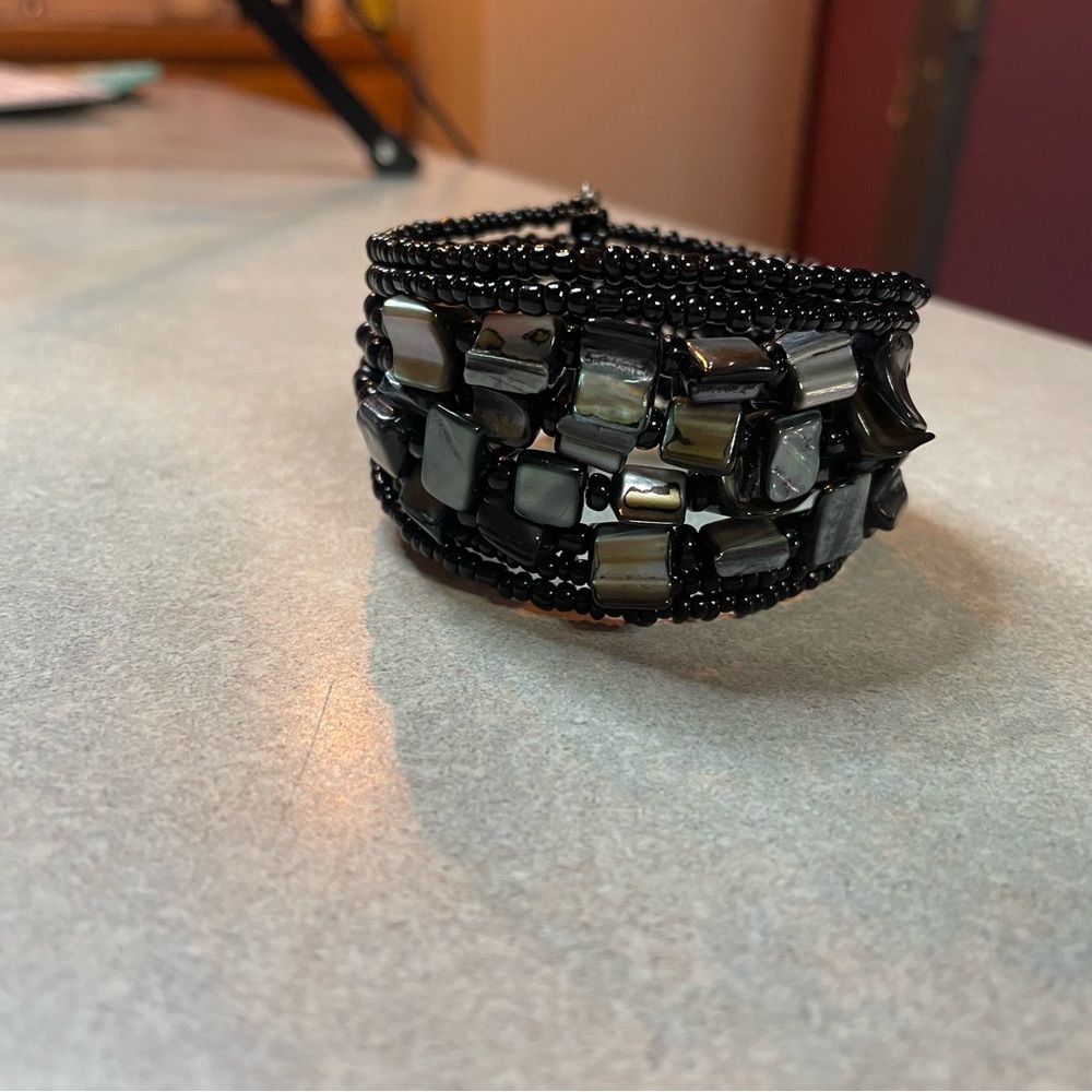 Persa Cuff Bracelet - Ebony